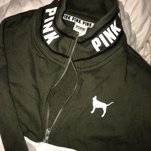 PINK VS 1/4 Zip Sweatshirt